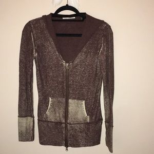 Lydia Hirscher hoodie - cashmere and silk-S-brown